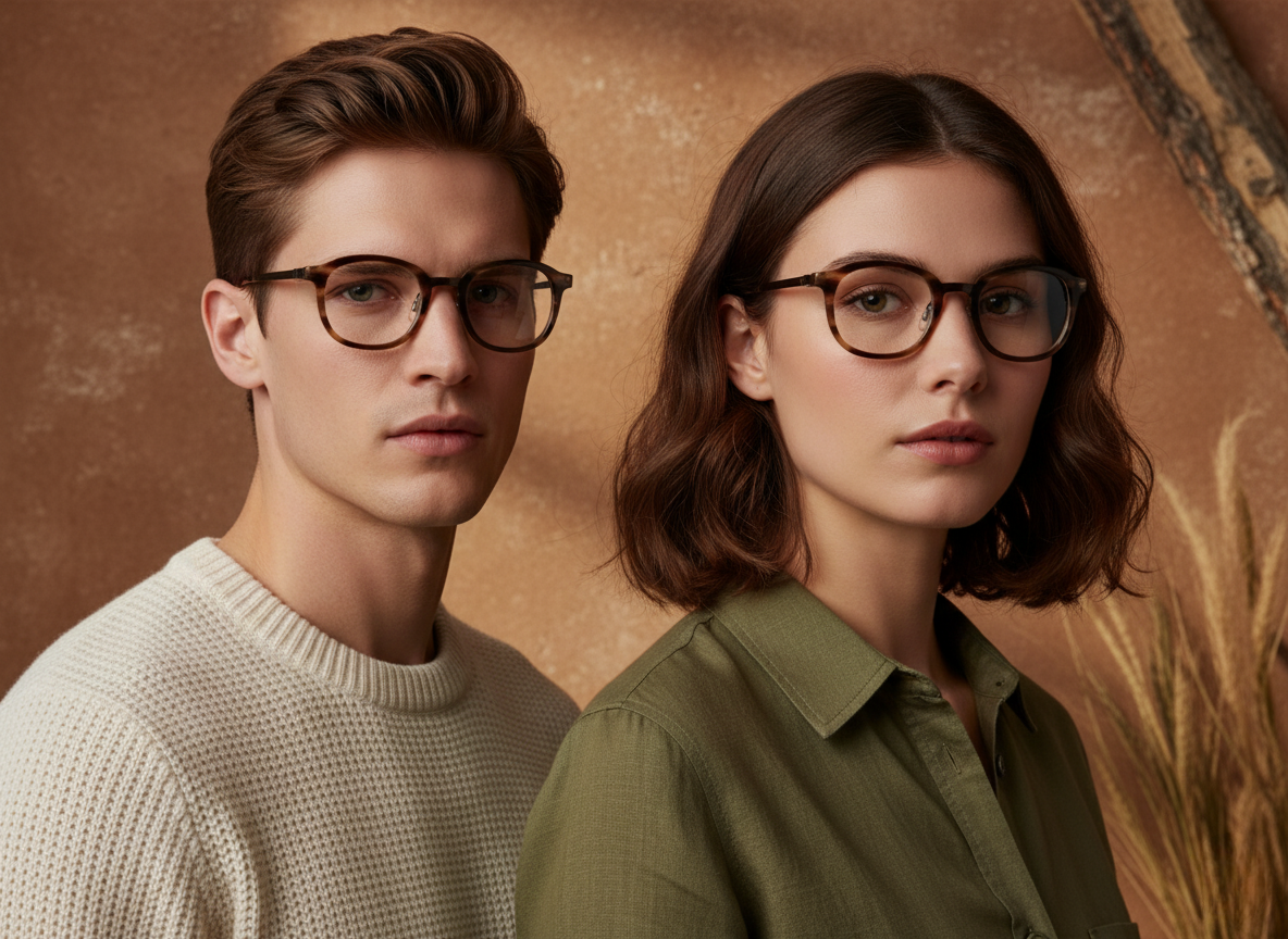 Kael | Light Brown Tortoiseshell Square