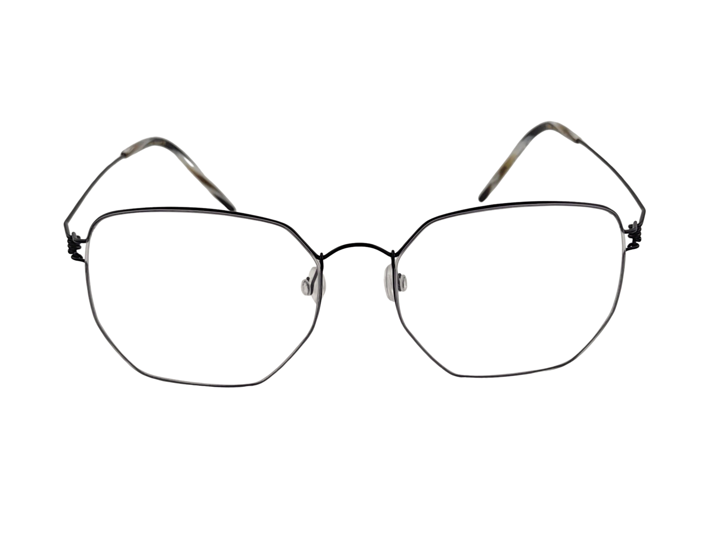 Iris | Dark Hexagonal with Tortoiseshell Tips