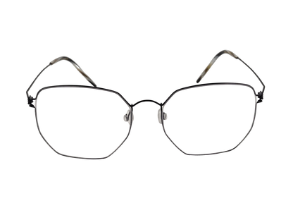 Iris | Dark Hexagonal with Tortoiseshell Tips