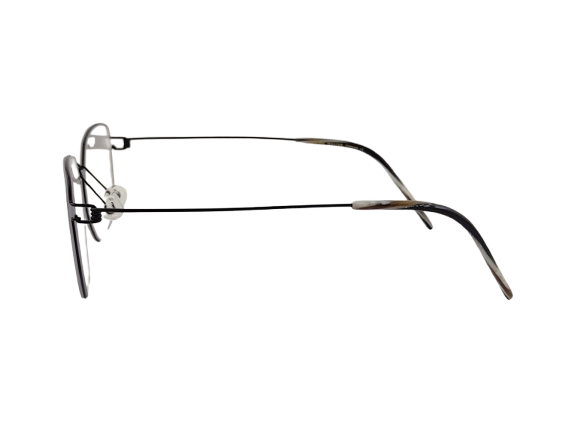 Iris | Dark Hexagonal with Tortoiseshell Tips