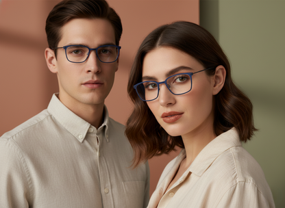 Flinders | Translucent Blue Rectangular